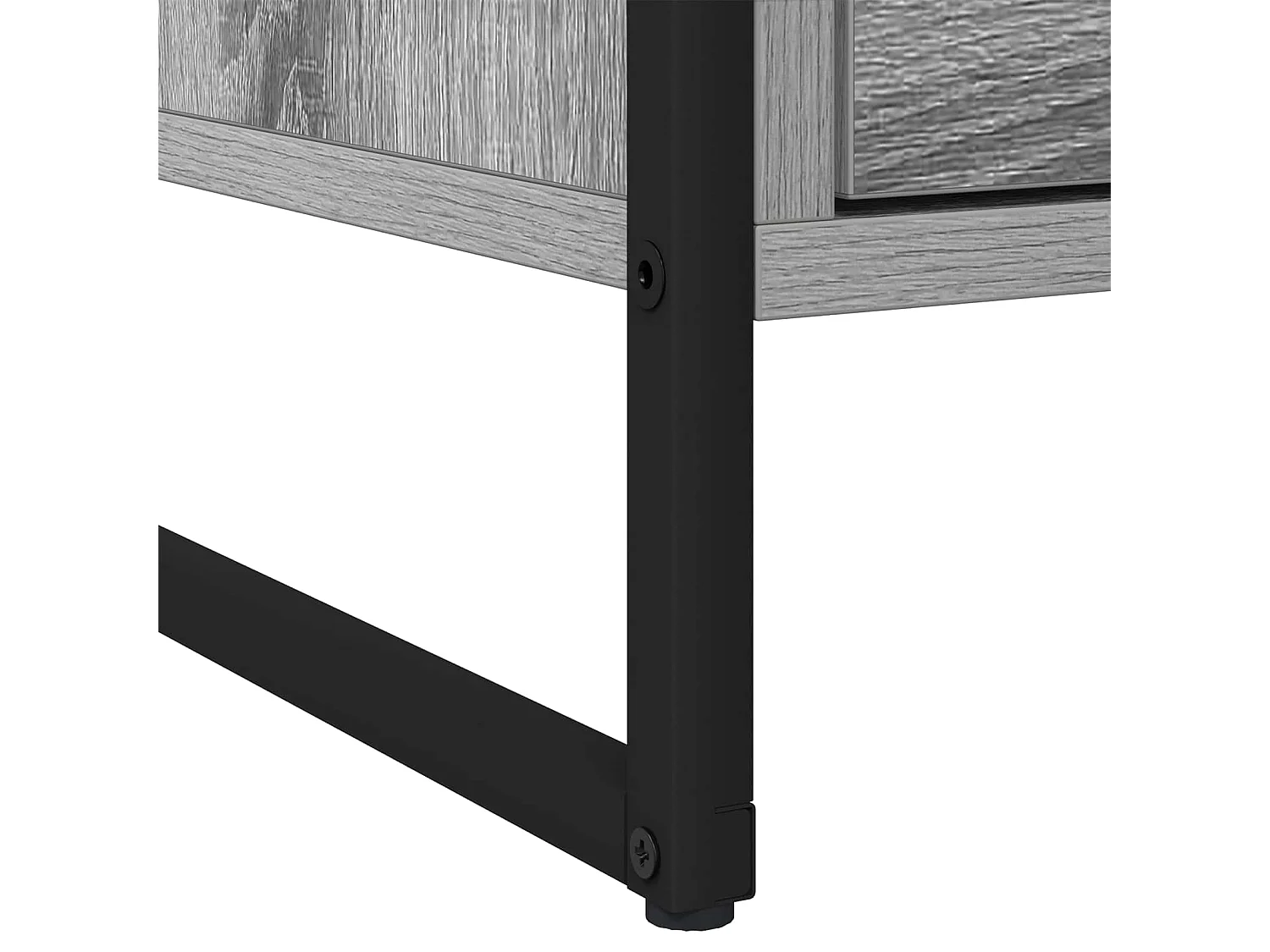 Mesa de Noche con cajón Gris Sonoma 50 x 39.5 x 50 cm