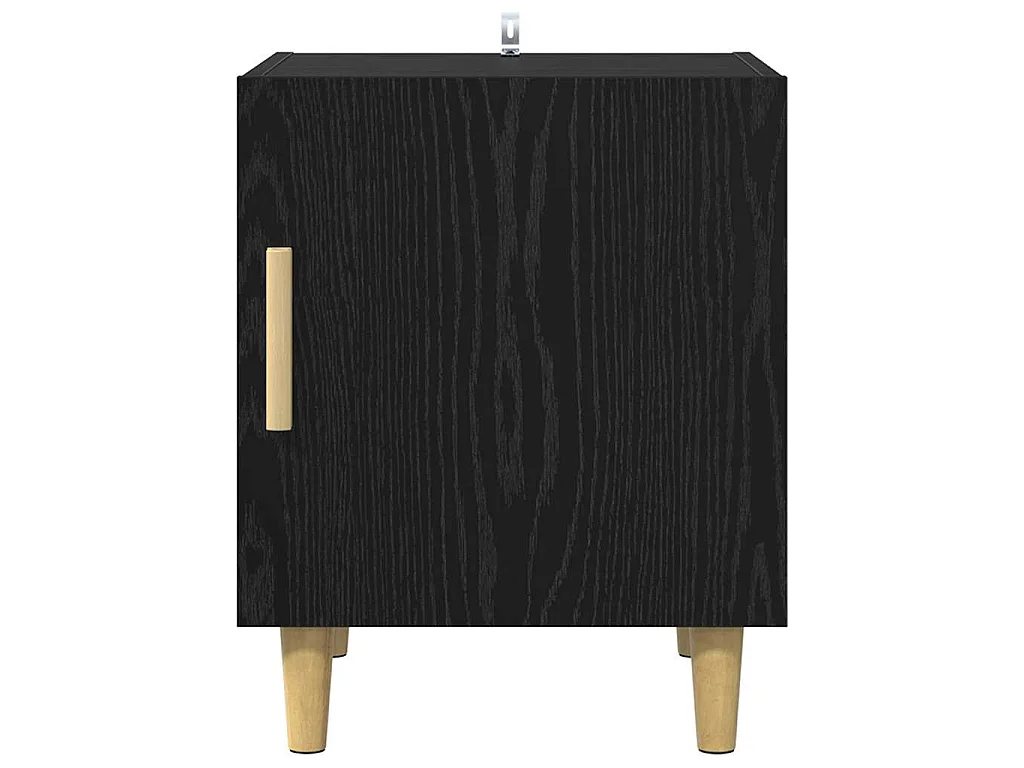 Table de chevet Chêne noir 40 x 40 x 50 cm Bois d'ingénierie