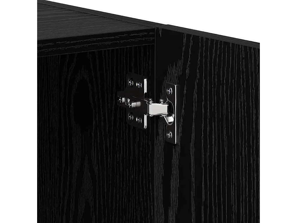 Table de chevet Chêne noir 40 x 40 x 50 cm Bois d'ingénierie