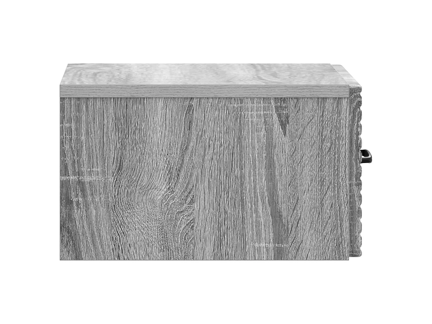 Table de chevet mural Sonoma gris 34,5 x 33 x 20 cm