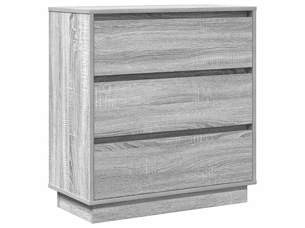 Armario de Noche Gris 71 x 34.5 x 75 cm Madera contrachapada