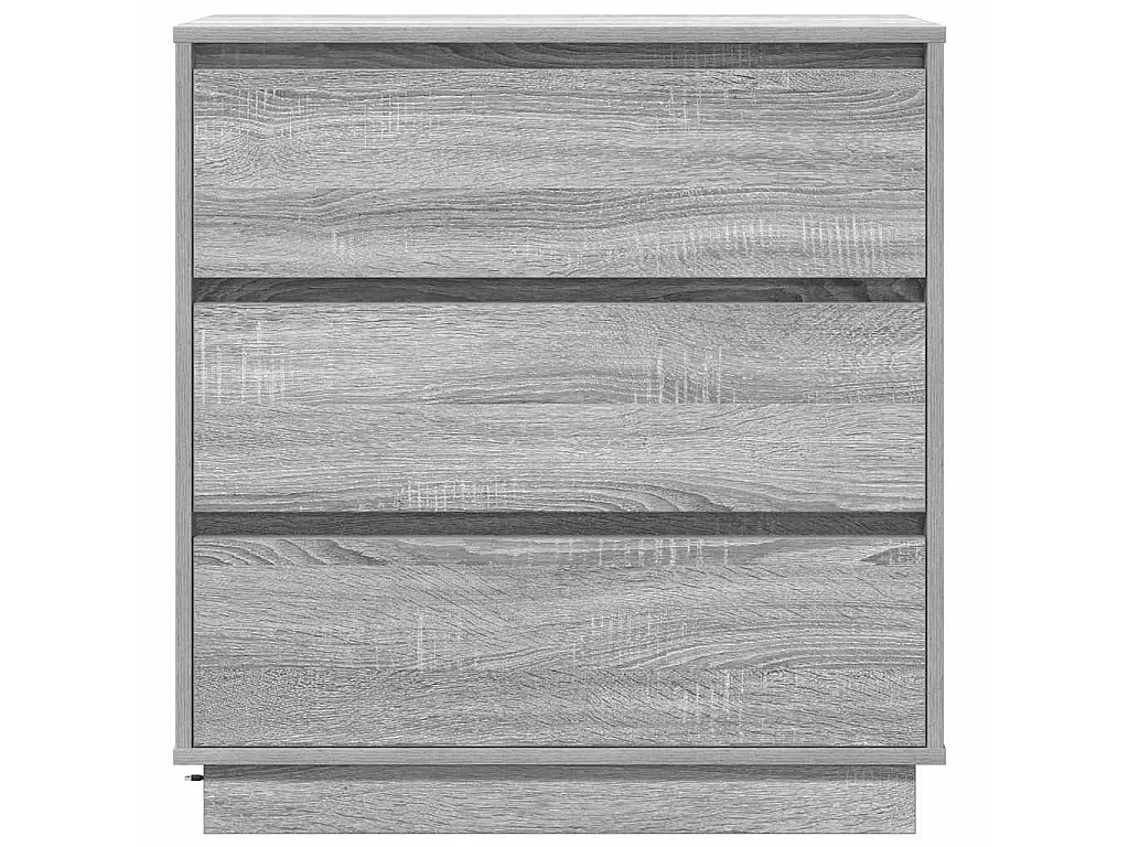Armario de Noche Gris 71 x 34.5 x 75 cm Madera contrachapada