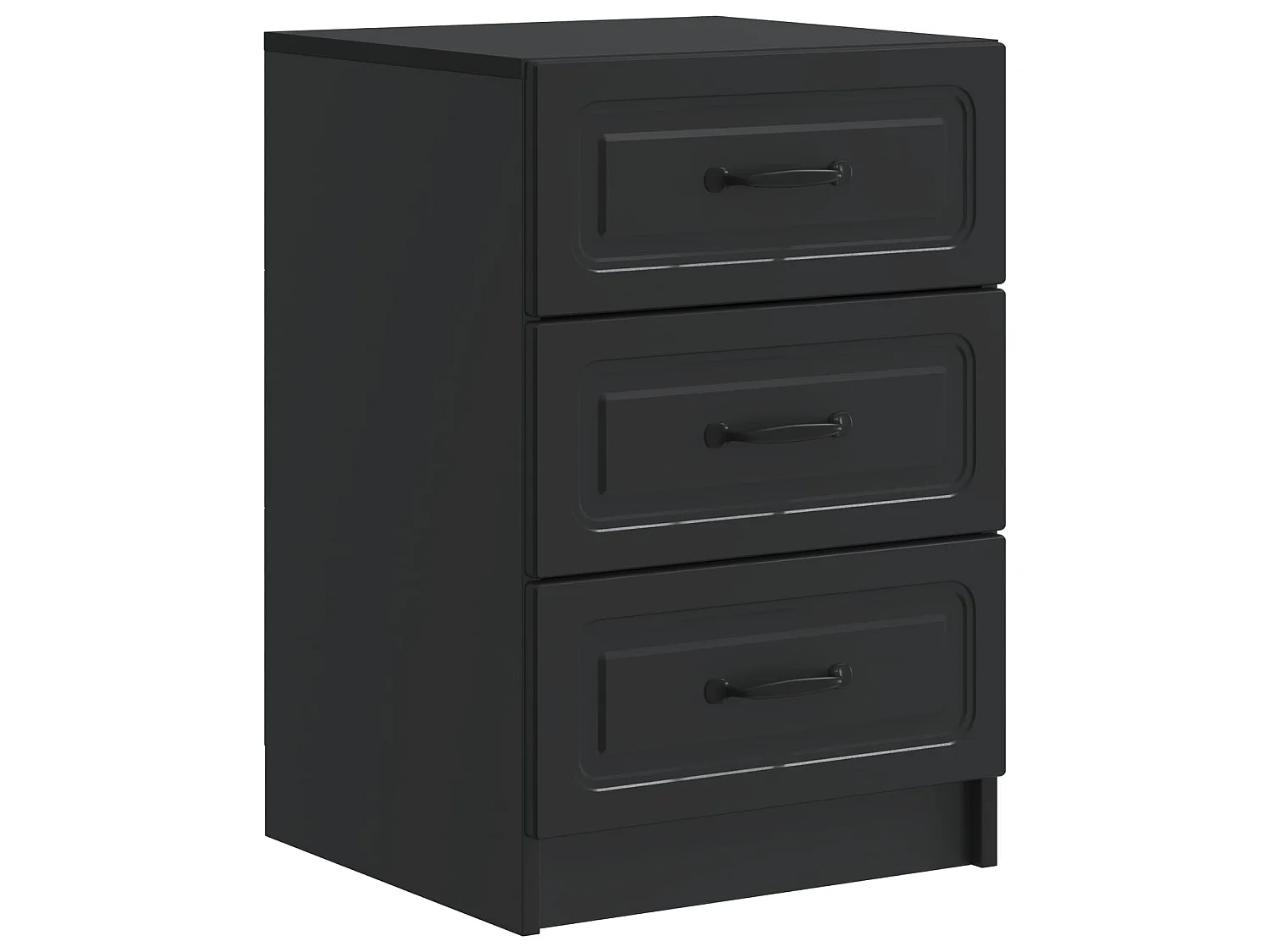 Table de chevet Noir 43 x 41 x 63,5 cm Bois d'ingénierie