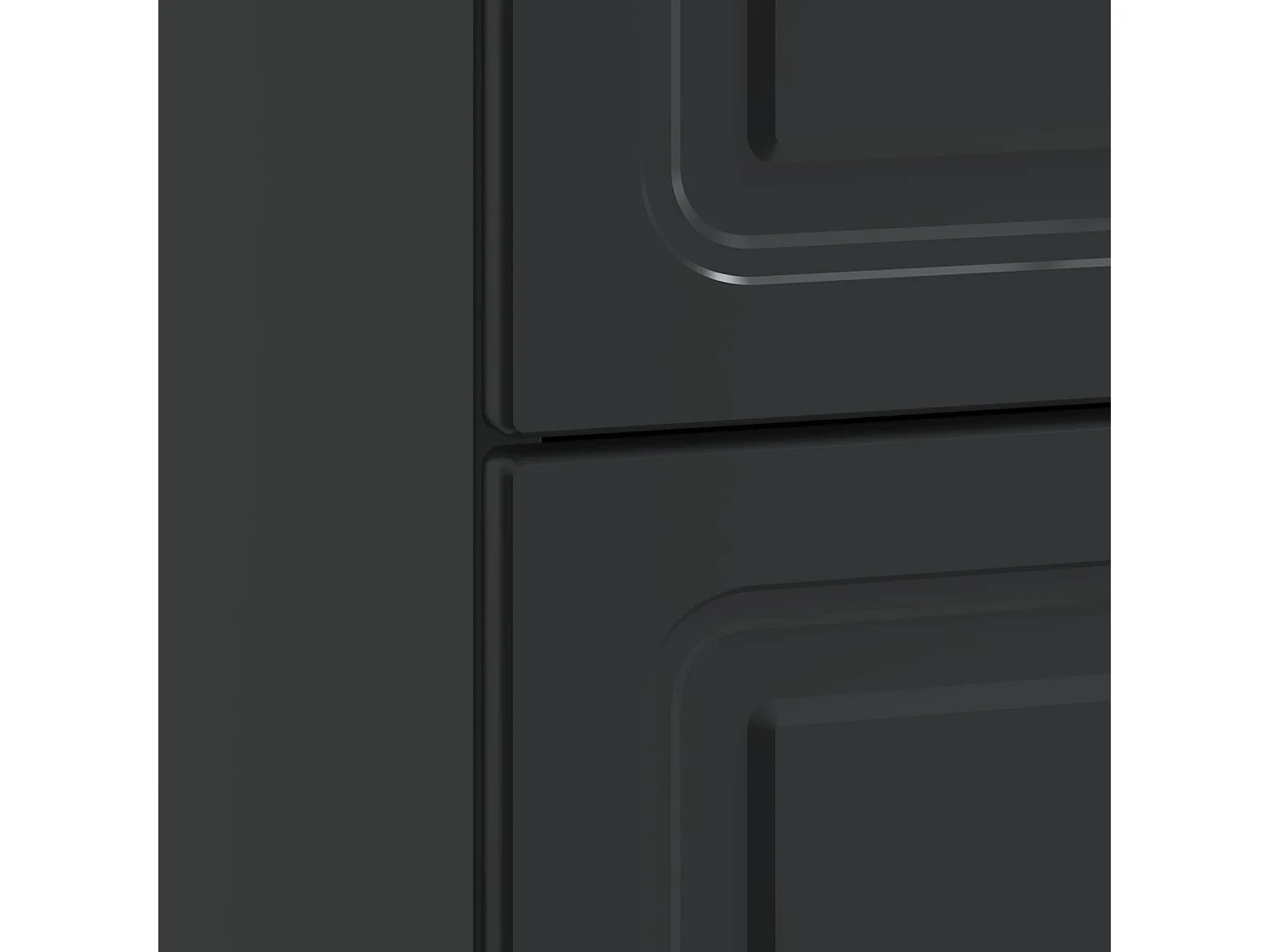 Table de chevet Noir 43 x 41 x 63,5 cm Bois d'ingénierie
