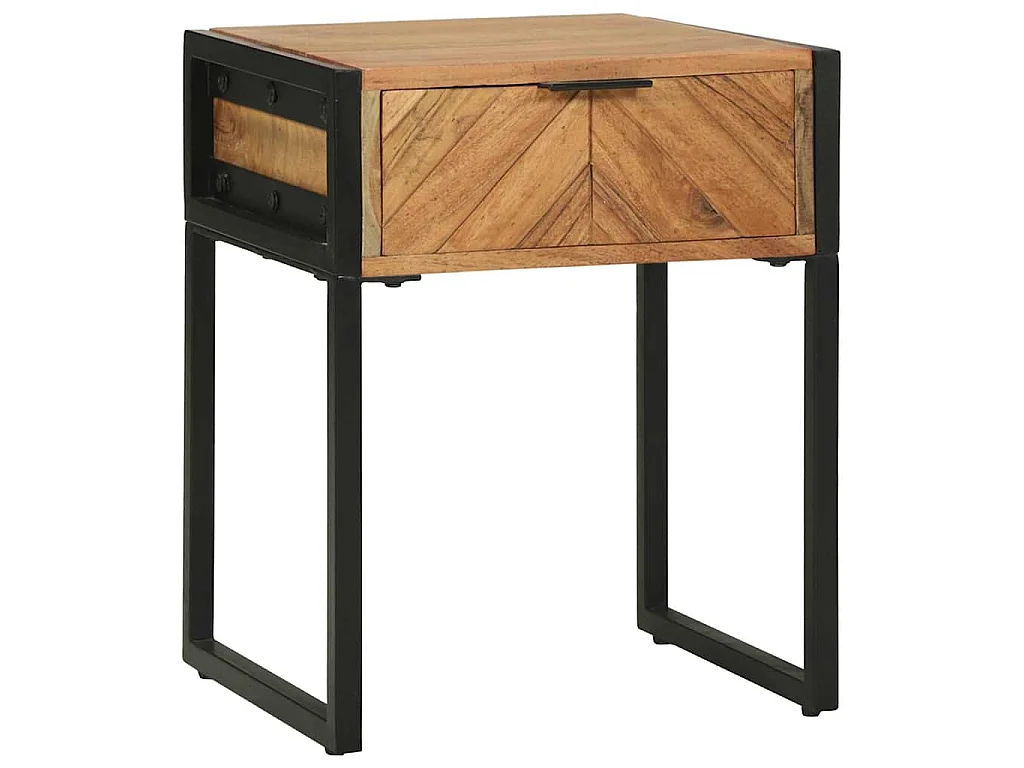 Table de chevet avec tiroir Marron 40 x 35 x 50 cm