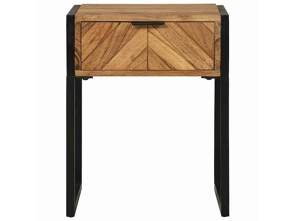 Table de chevet avec tiroir Marron 40 x 35 x 50 cm