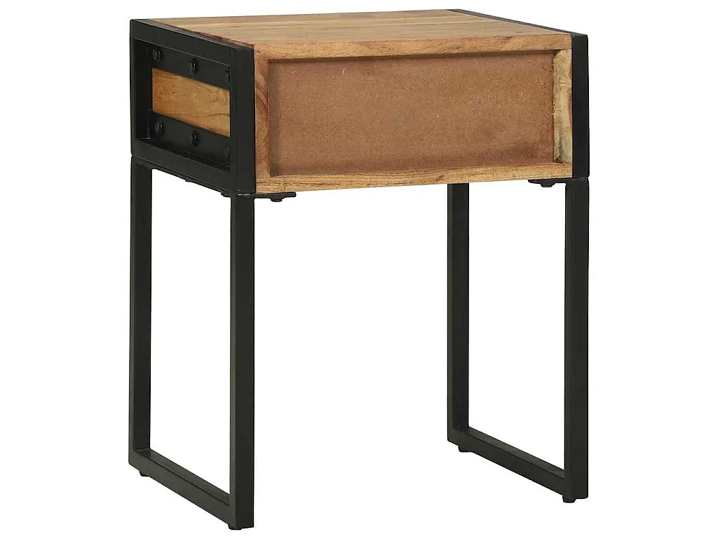 Table de chevet avec tiroir Marron 40 x 35 x 50 cm