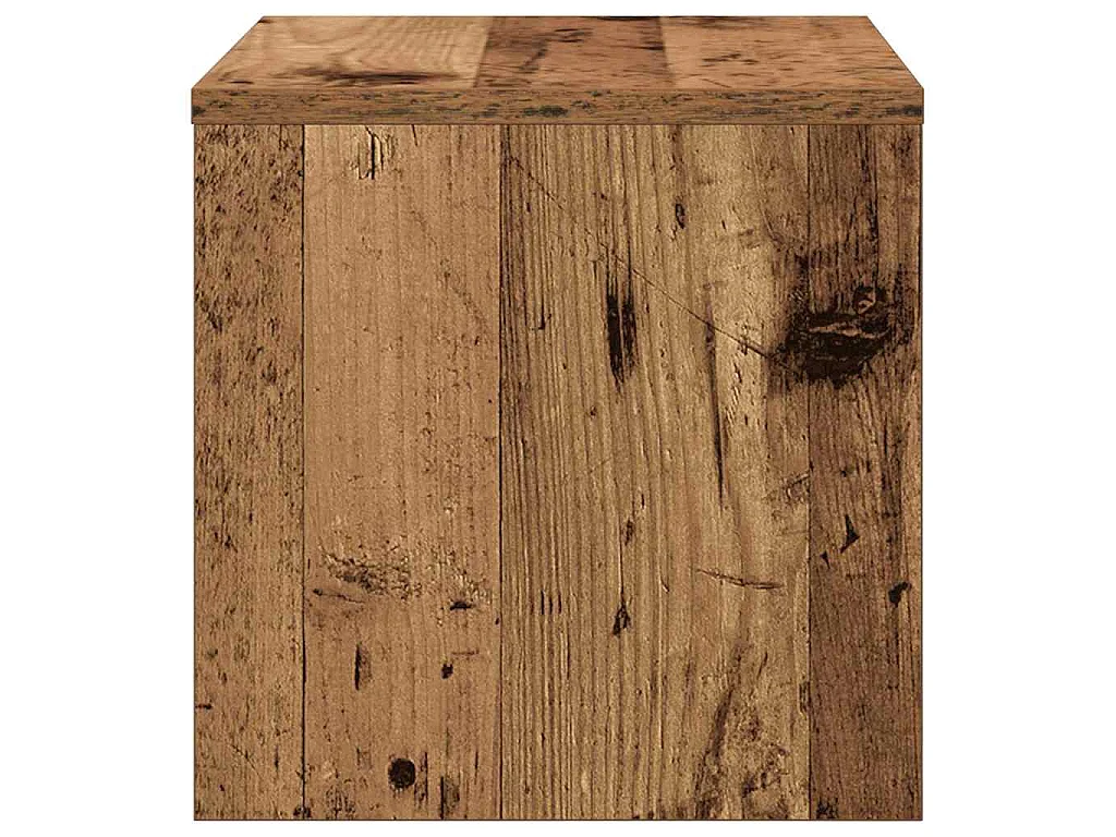 Armario de Noche 2 piezas Madera vieja 40 x 40 x 30 cm