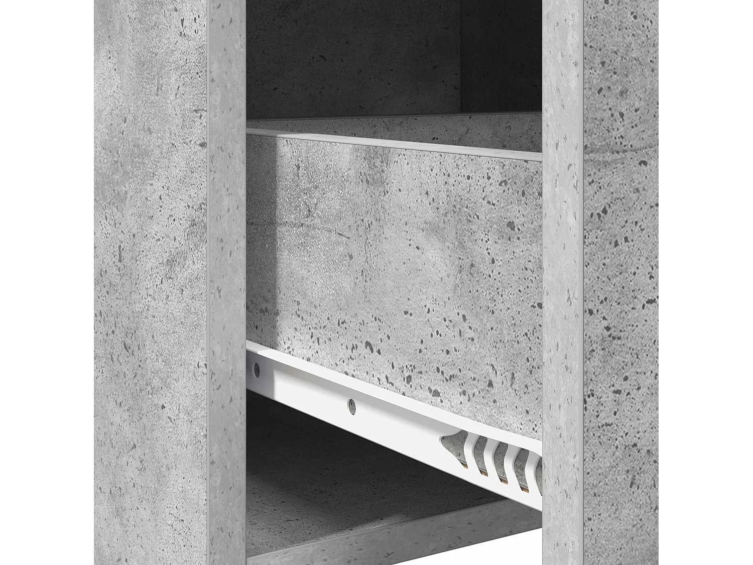 Tables de chevet Gris béton 40 x 30 x 60 cm Bois d'ingénierie