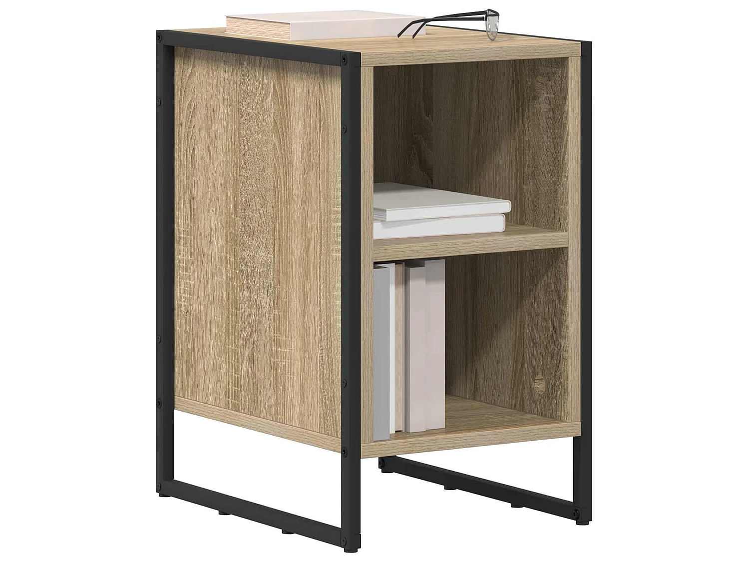 Mesa de Noche Sonoma 39.5 x 30 x 50 cm Madera contrachapada