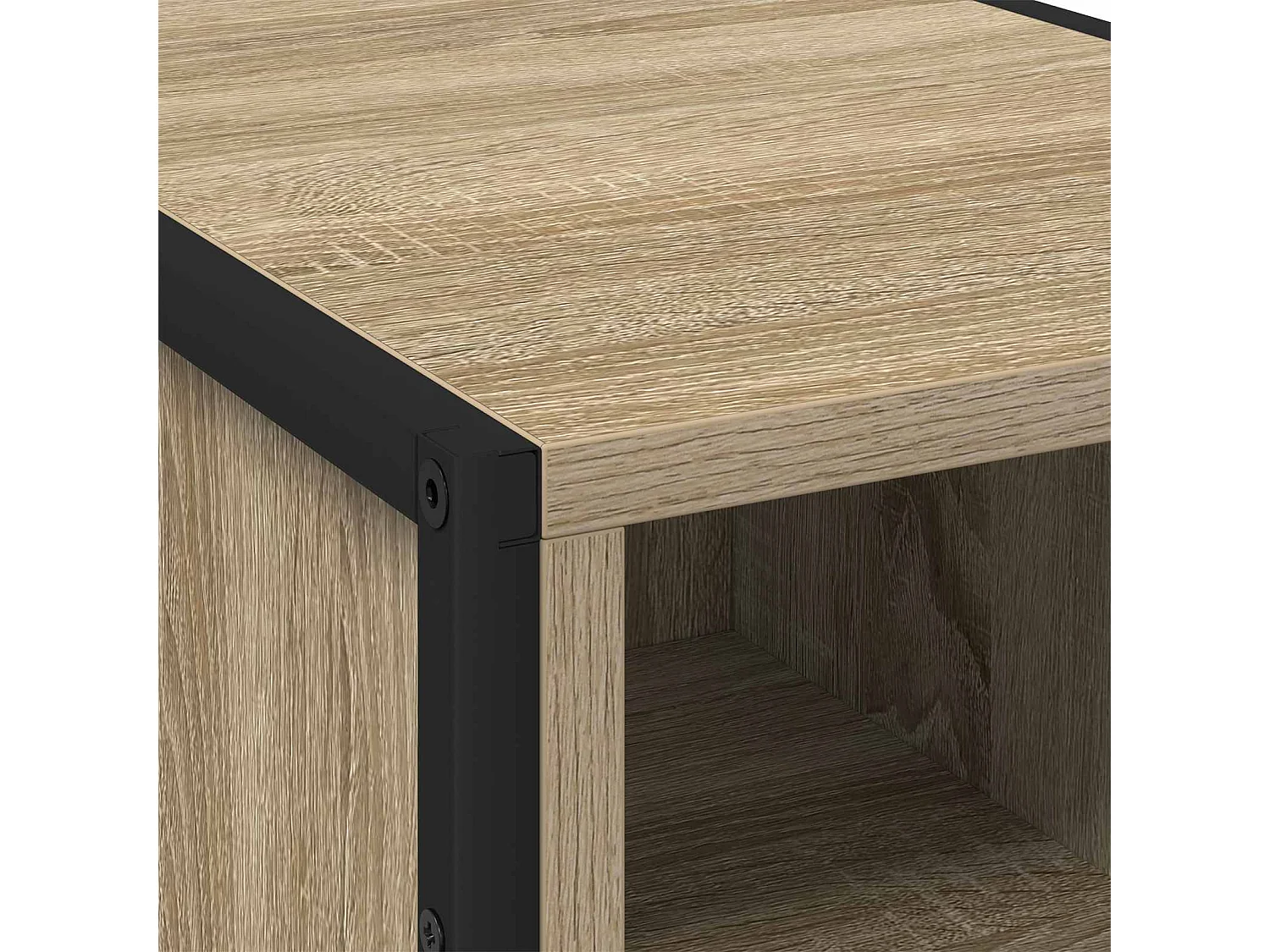 Mesa de Noche Sonoma 39.5 x 30 x 50 cm Madera contrachapada