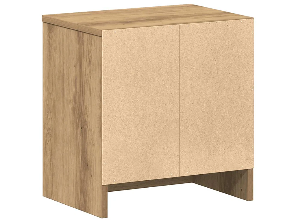 Table de chevet avec tiroir en chêne artisanal 39 x 28 x 41 cm