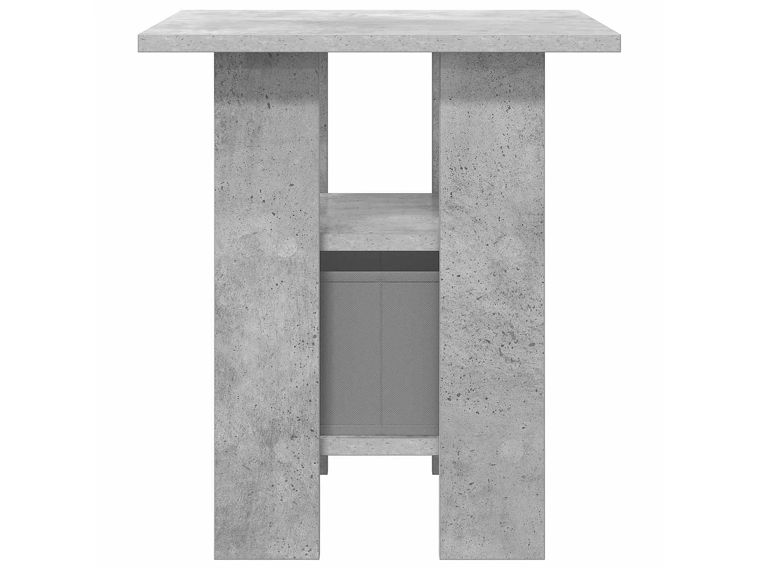 Table de chevet Gris béton 41 x 40 x 45 cm Bois d'ingénierie