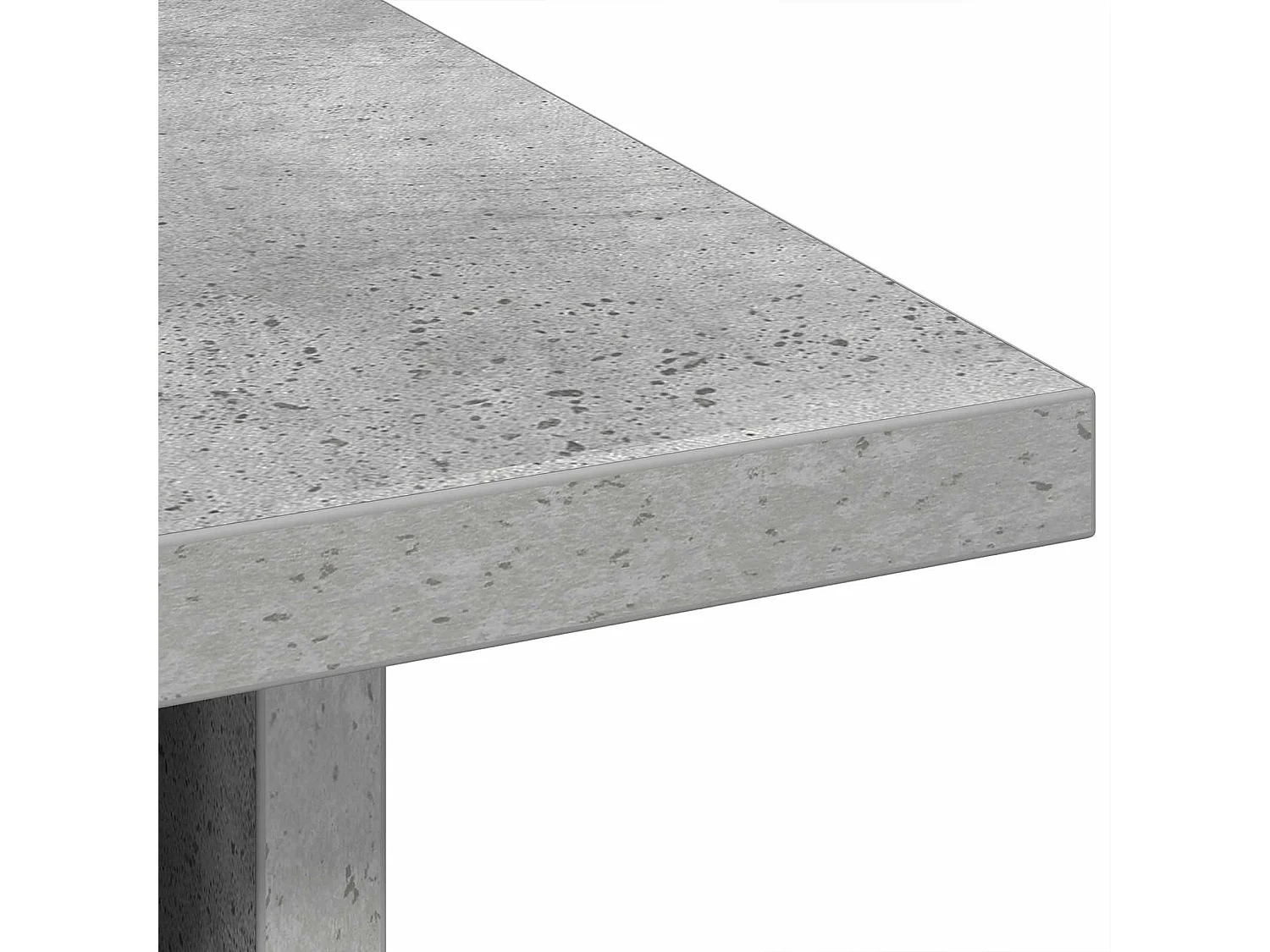 Table de chevet Gris béton 41 x 40 x 45 cm Bois d'ingénierie