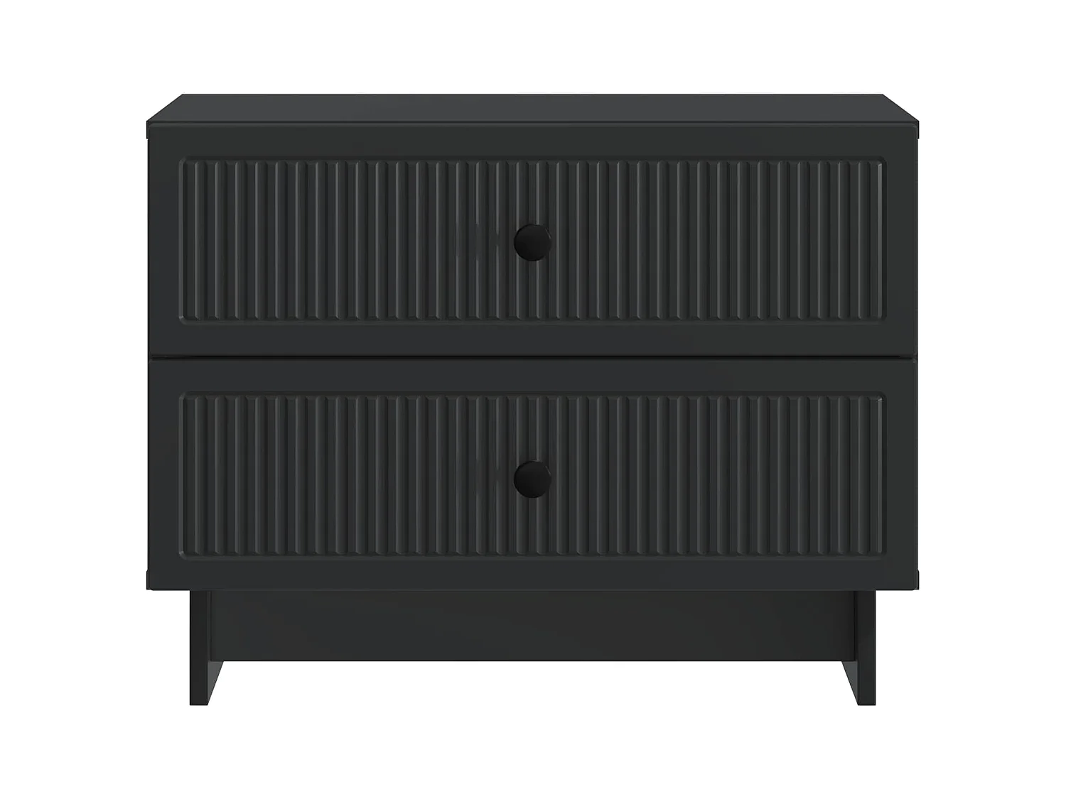 Table de chevet Noir 62 x 34,5 x 47,5 cm Bois d'ingénierie