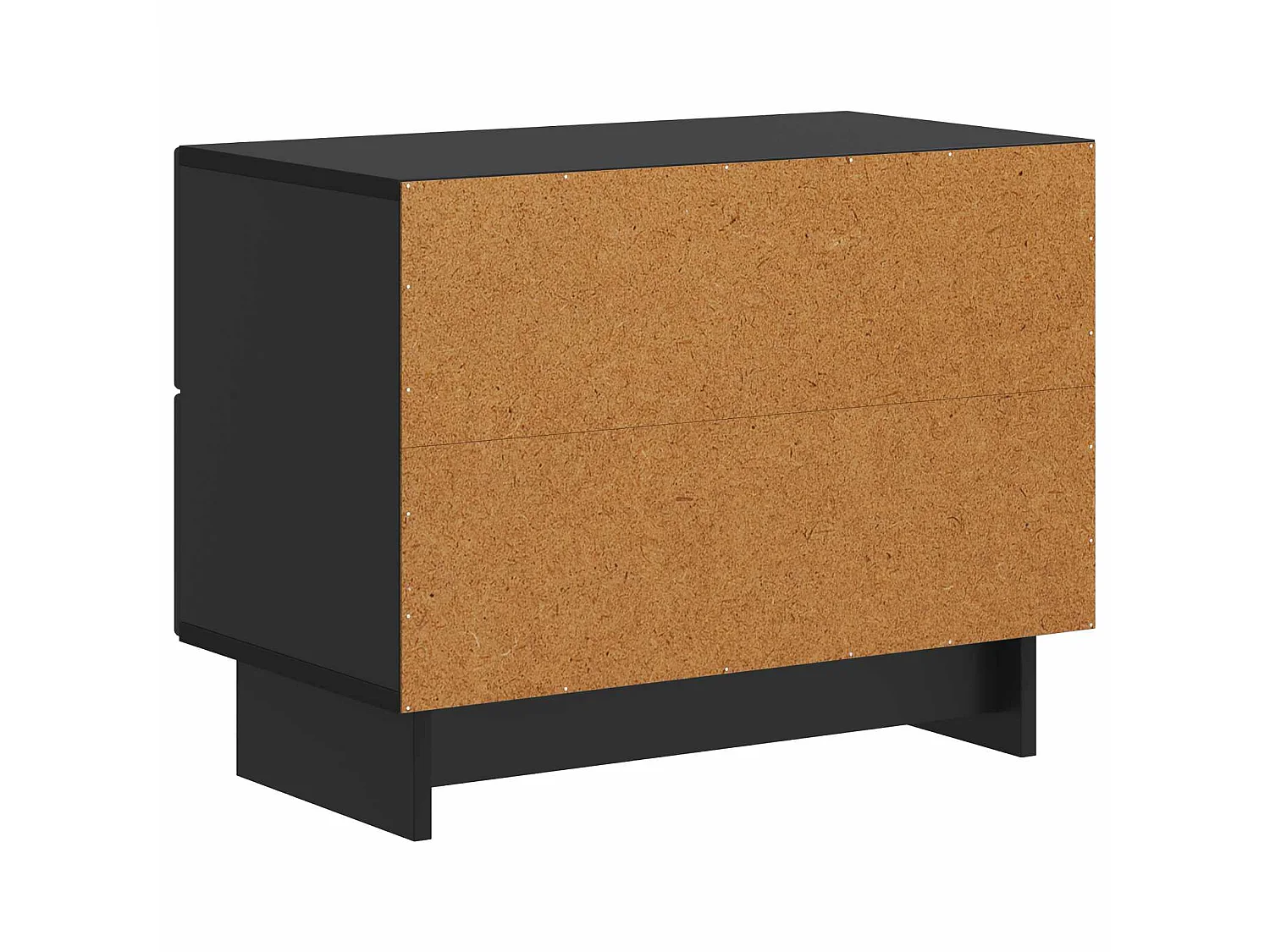 Table de chevet Noir 62 x 34,5 x 47,5 cm Bois d'ingénierie
