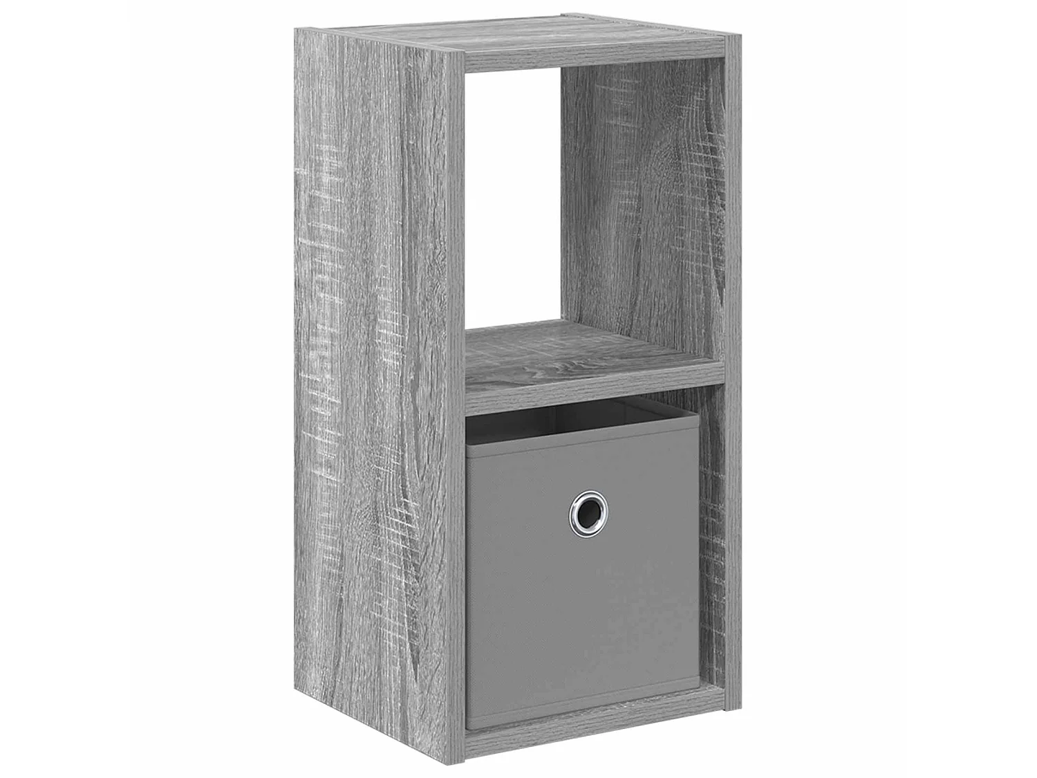 Table de chevet avec tiroir Gris Sonoma 25,5 x 22 x 49,5 cm