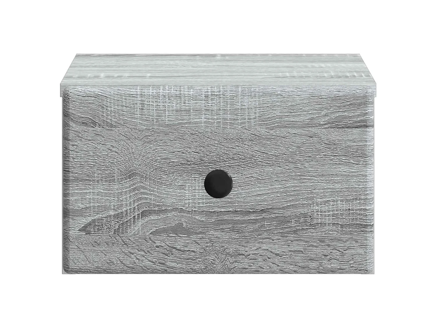 Table de chevet mural Sonoma gris 34,5 x 33 x 20 cm