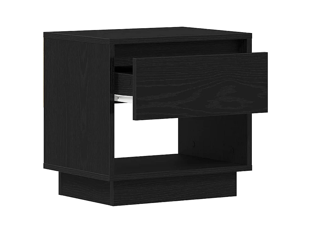 Table de chevet Chêne noir 45 x 34 x 44 cm Bois d'ingénierie