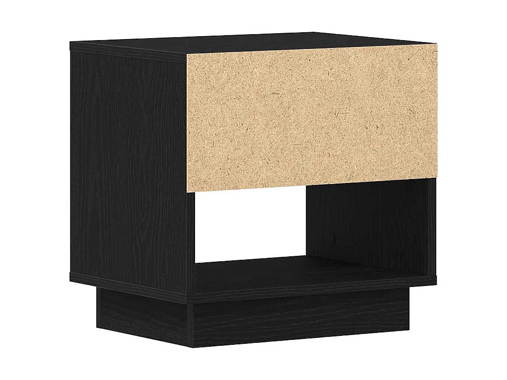 Table de chevet Chêne noir 45 x 34 x 44 cm Bois d'ingénierie