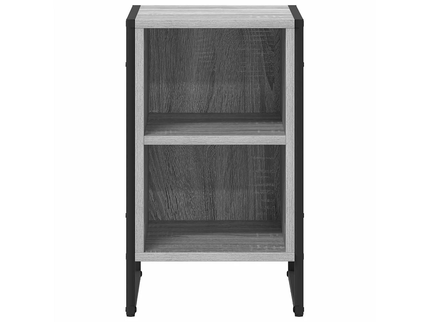 Mesa de Noche 2 piezas Gris Sonoma 39.5 x 30 x 50 cm