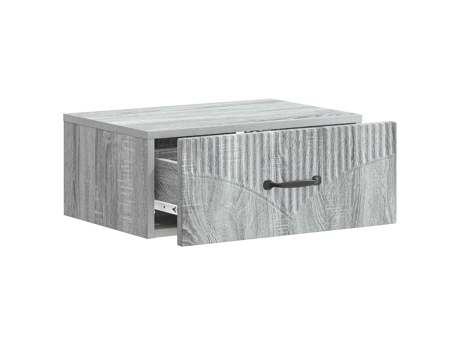 Table de chevet mural Sonoma gris 49 x 34,5 x 20 cm