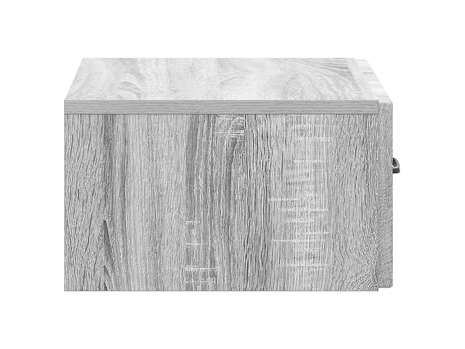 Table de chevet mural Sonoma gris 49 x 34,5 x 20 cm