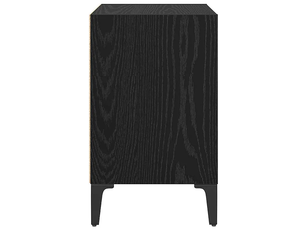 Armario de Noche Roble negro 40 x 30 x 50 cm
