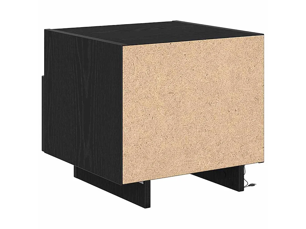 Cabecero 2 piezas Roble negro 40 x 39 x 37 cm Madera contrachapada