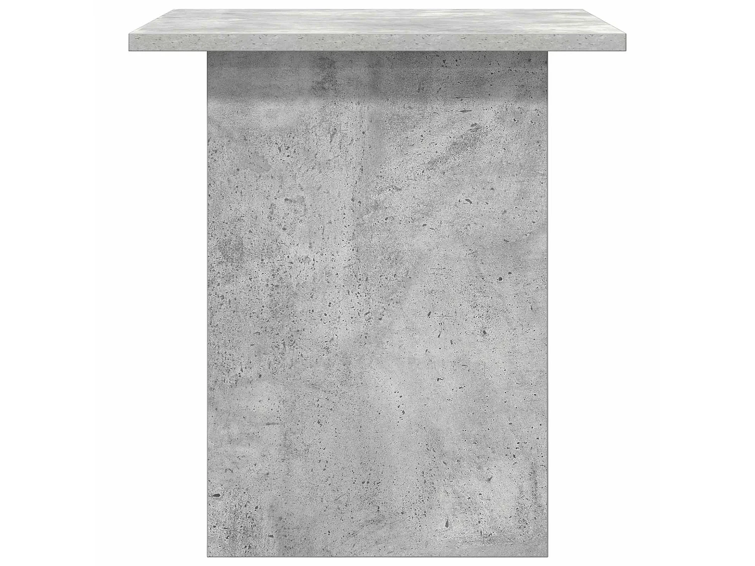 Table de chevet Gris béton 41 x 40 x 45 cm Bois d'ingénierie