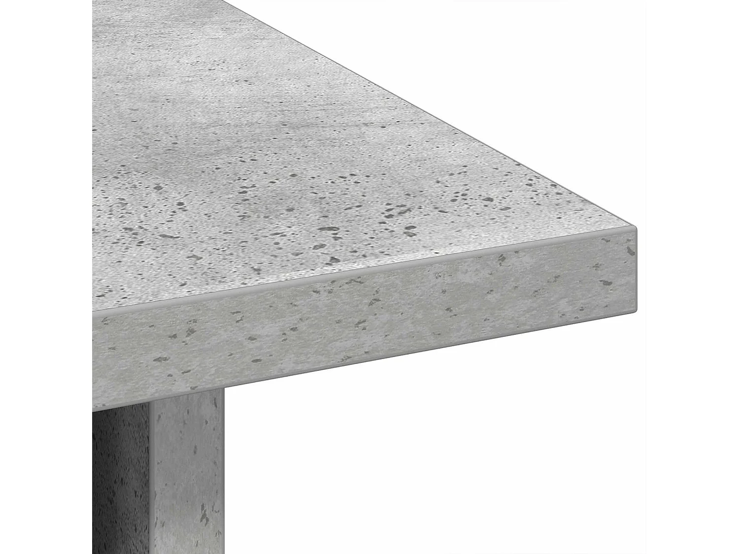 Table de chevet Gris béton 41 x 40 x 45 cm Bois d'ingénierie