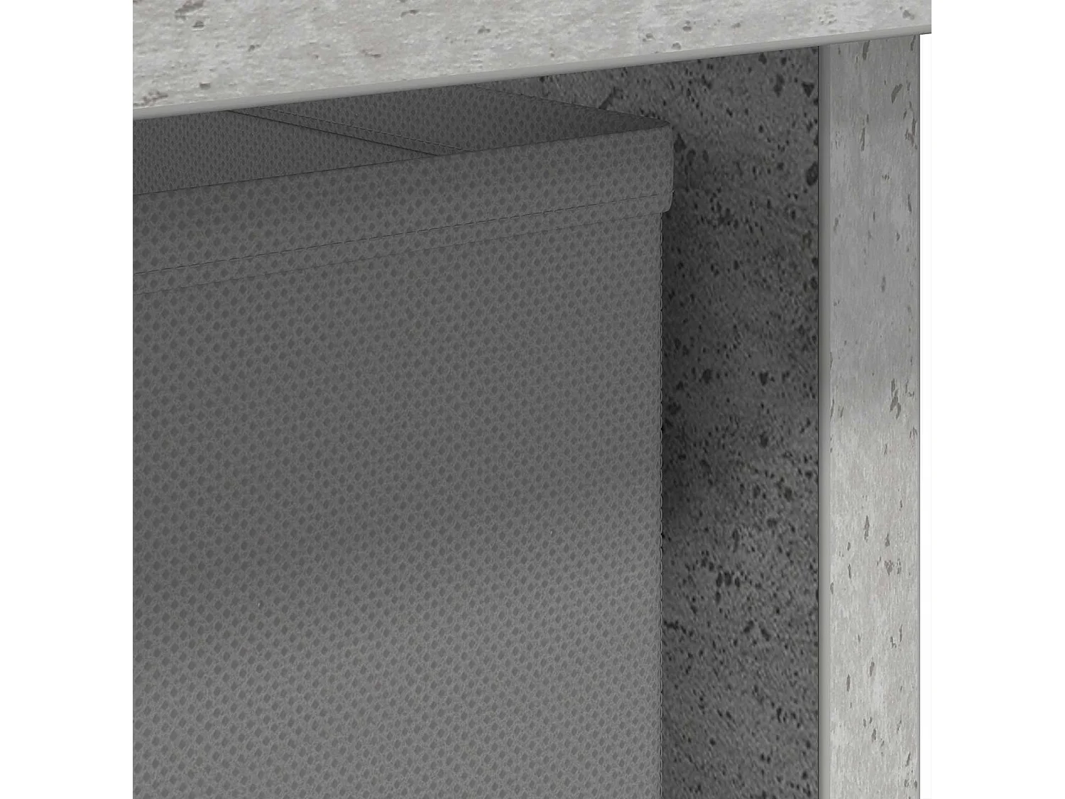 Table de chevet Gris béton 41 x 40 x 45 cm Bois d'ingénierie