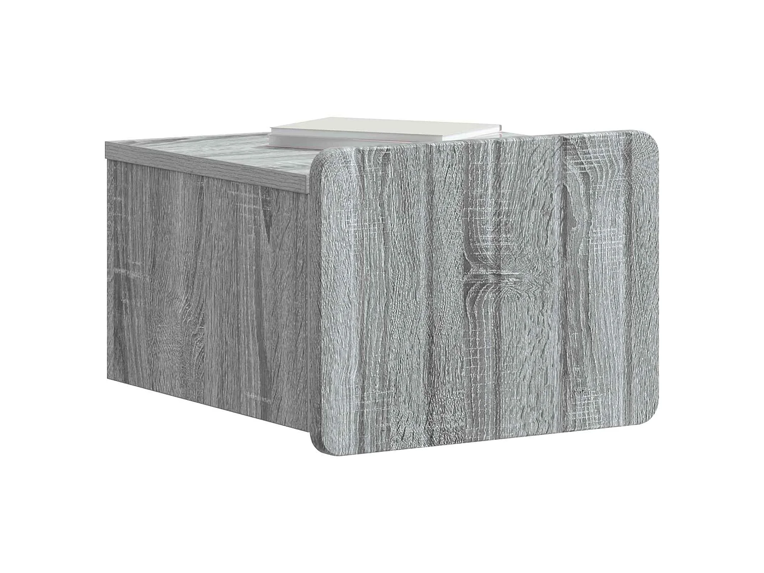 Table de chevet mural Sonoma gris 33 x 34,5 x 24 cm