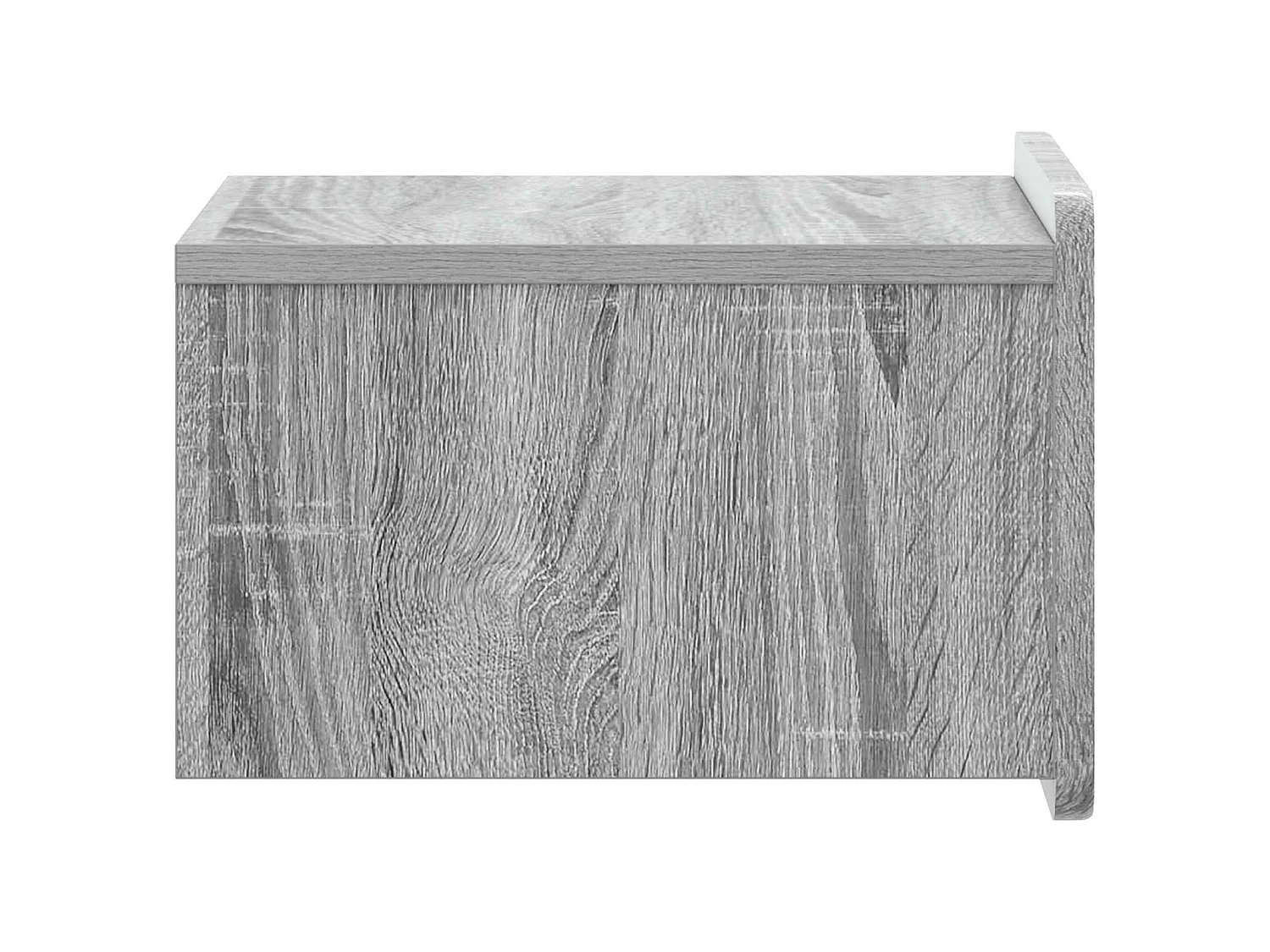 Table de chevet mural Sonoma gris 33 x 34,5 x 24 cm