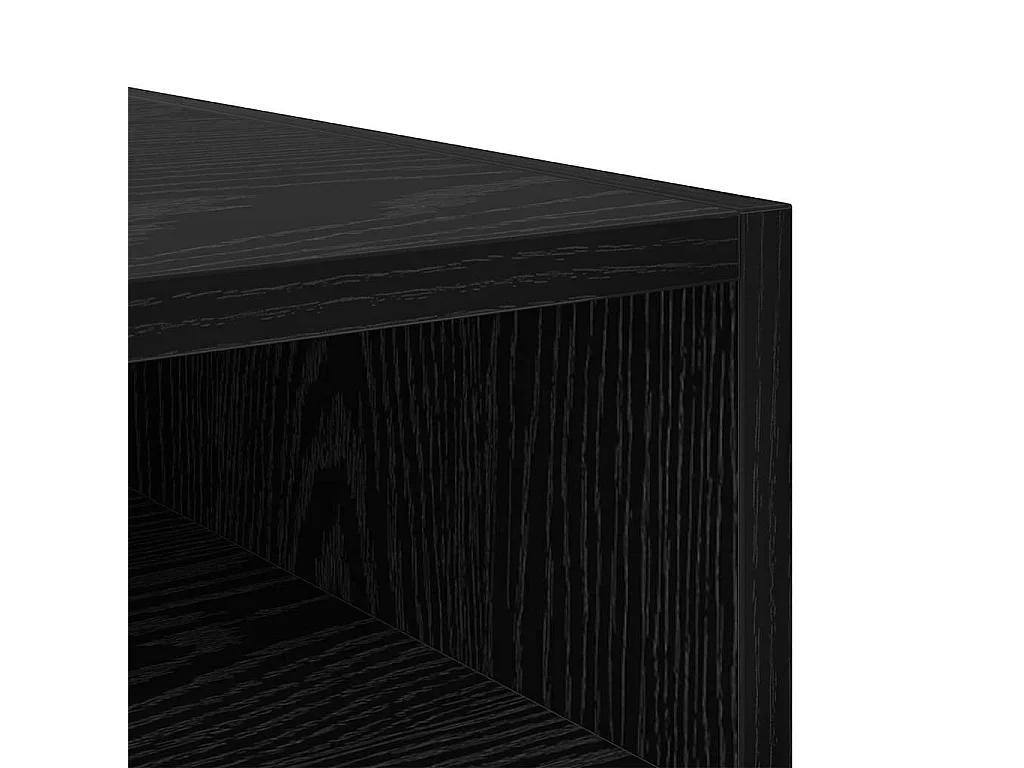 Table de chevet Chêne noir 40 x 40 x 50 cm Bois d'ingénierie
