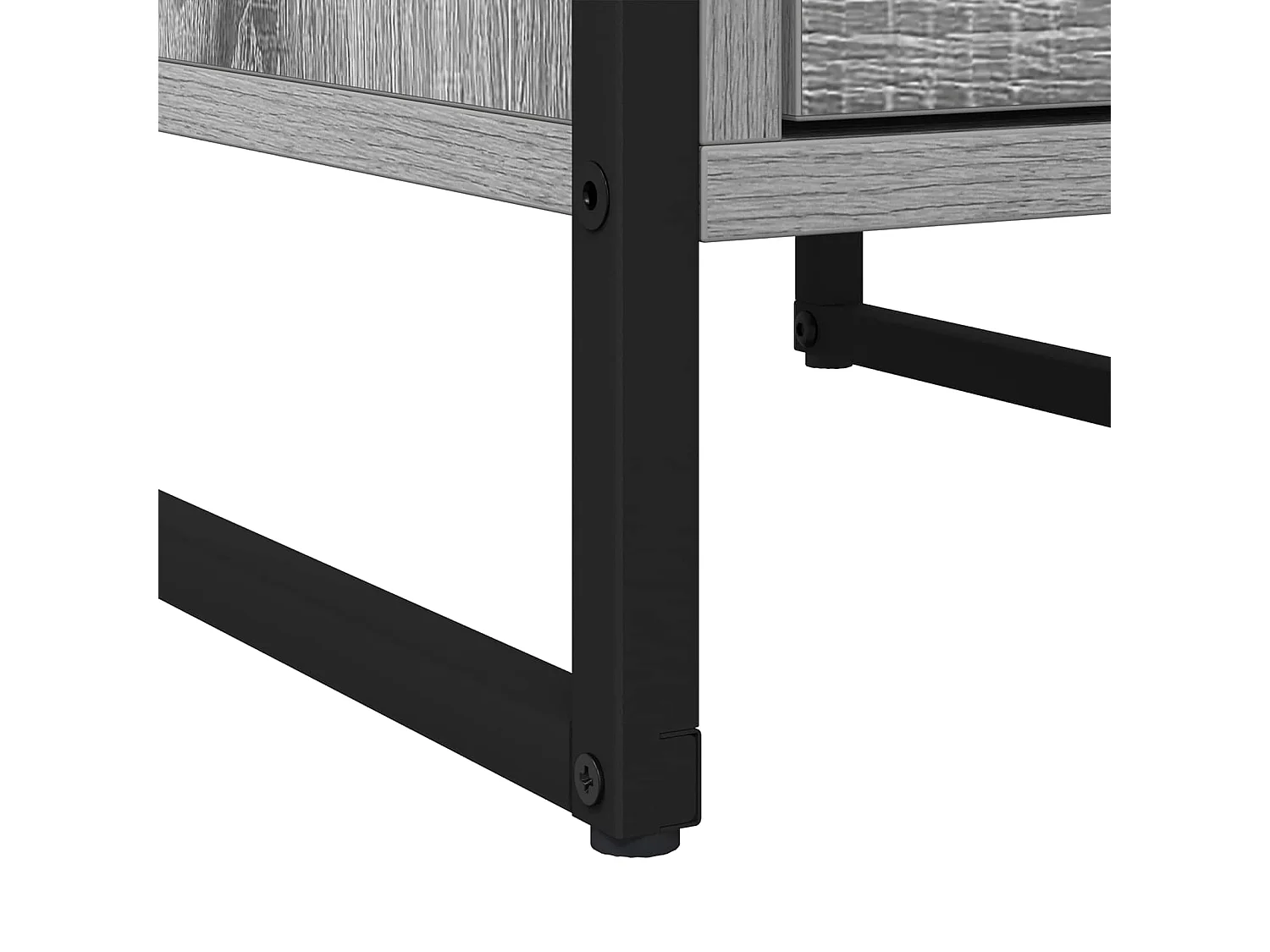 Mesa de Noche con cajón Gris Sonoma 39,5 x 30 x 50 cm