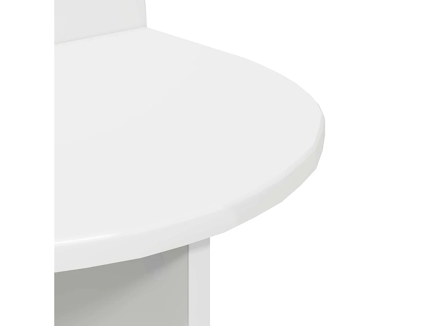 Table de chevet Blanc 40 x 35,5 x 45,5 cm Bois d’ingénierie