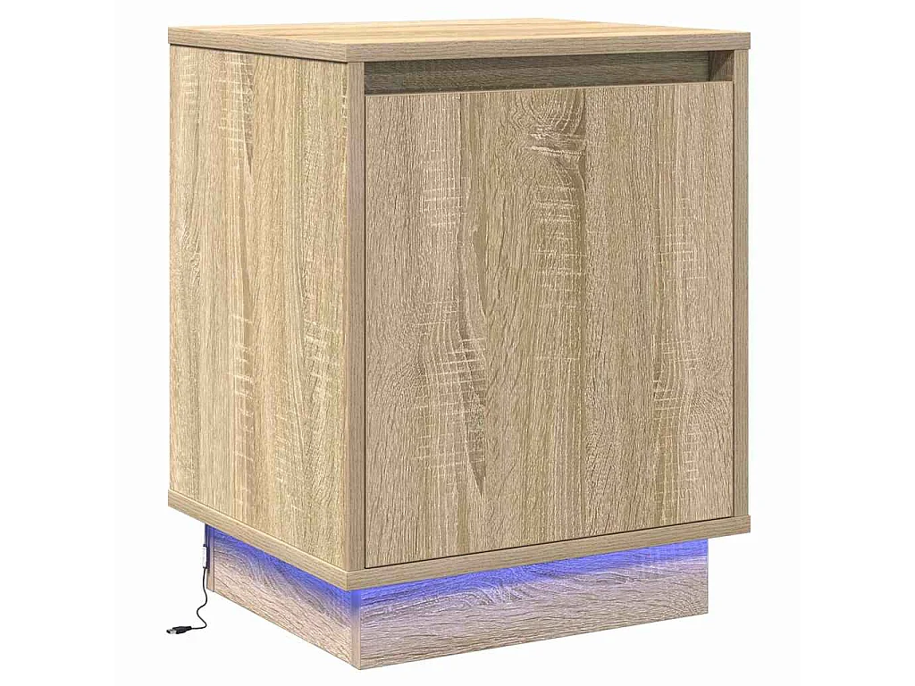 Table de chevet Chêne Sonoma 39 x 34,5 x 50 cm