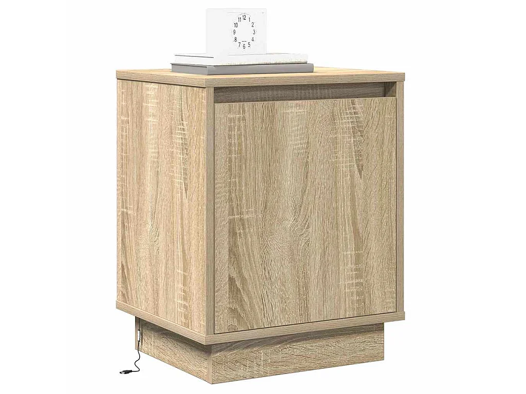 Table de chevet Chêne Sonoma 39 x 34,5 x 50 cm
