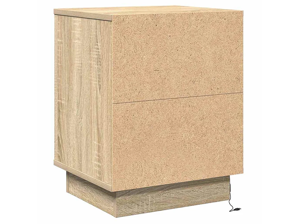 Table de chevet Chêne Sonoma 39 x 34,5 x 50 cm