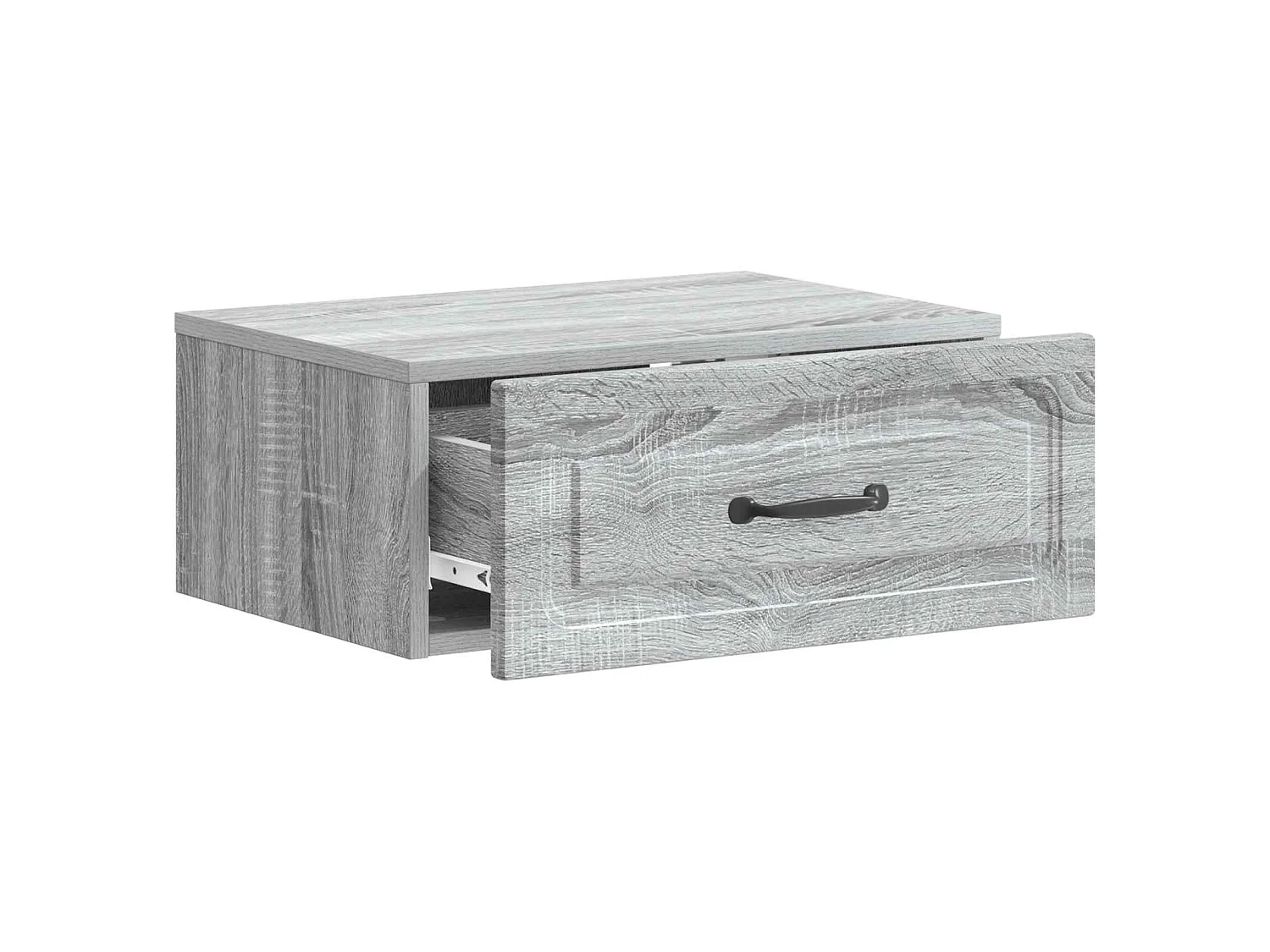 Table de chevet mural Sonoma gris 49 x 34,5 x 20 cm