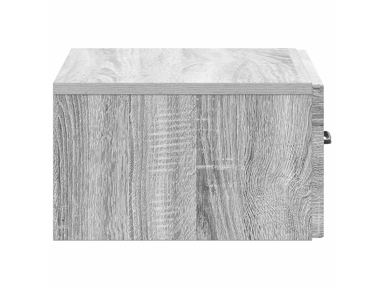 Table de chevet mural Sonoma gris 49 x 34,5 x 20 cm