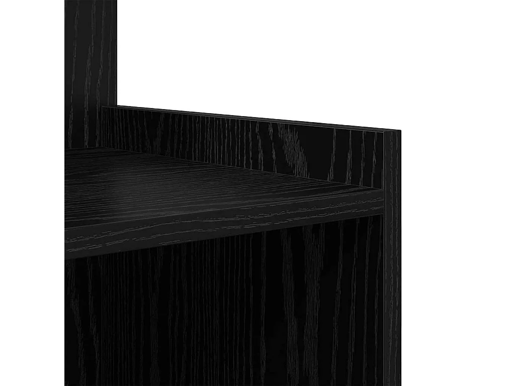 Armario de Noche 2 piezas Roble negro 40 x 35 x 60 cm