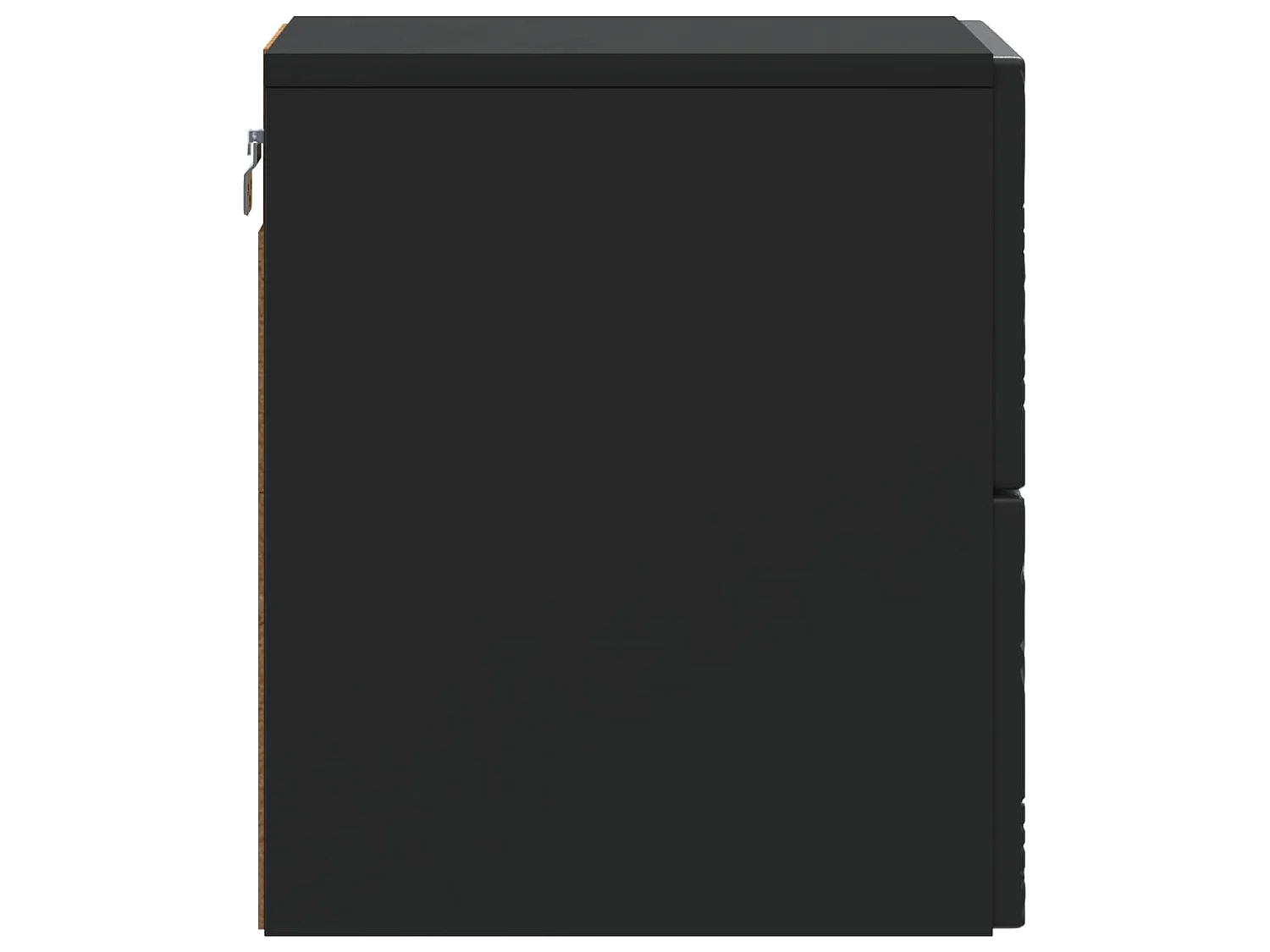 Table de chevet mural Noir 34,5 x 33 x 40 cm