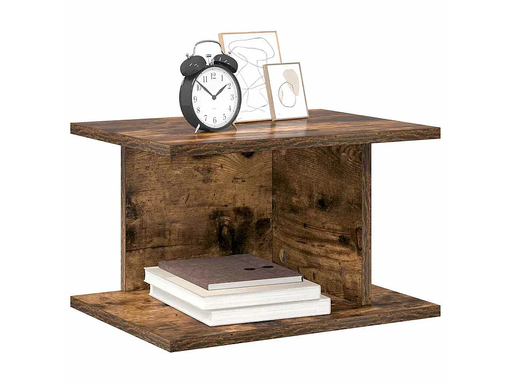 Table de chevet Chêne fumé 40 x 30 x 25 cm Bois d'ingénierie