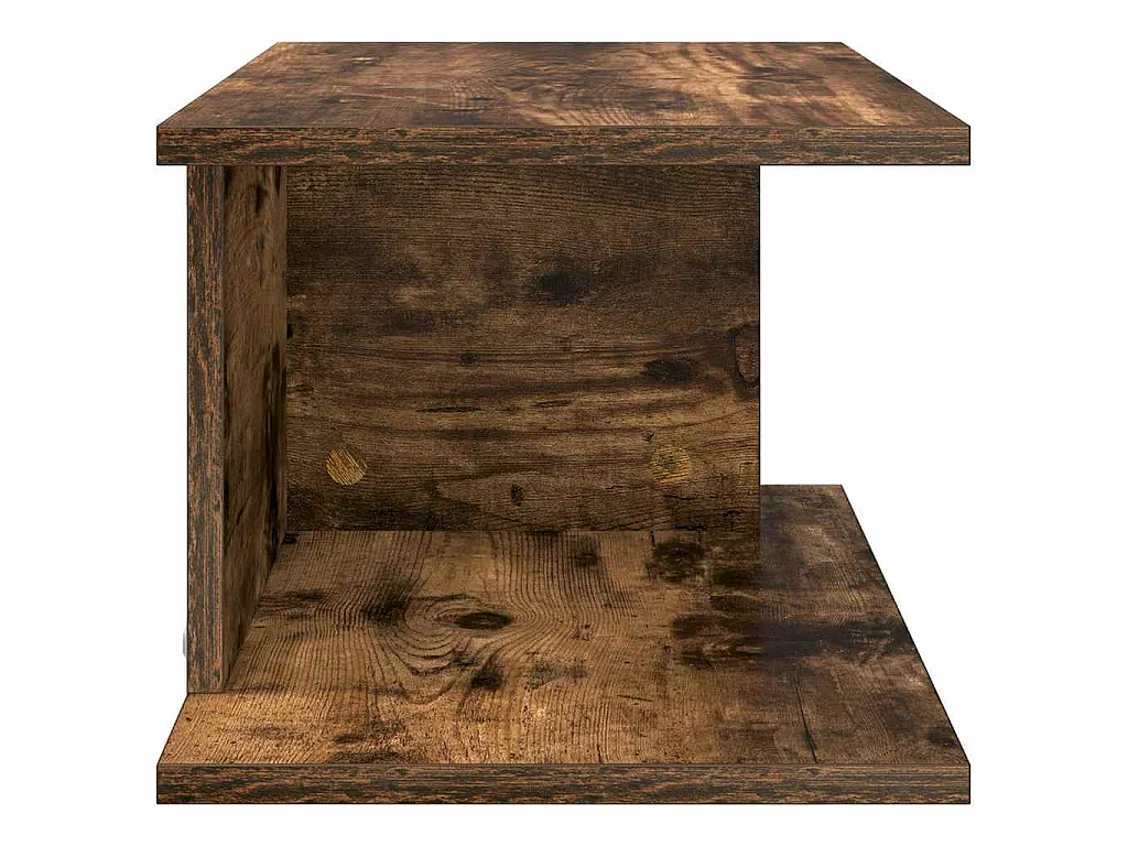 Table de chevet Chêne fumé 40 x 30 x 25 cm Bois d'ingénierie