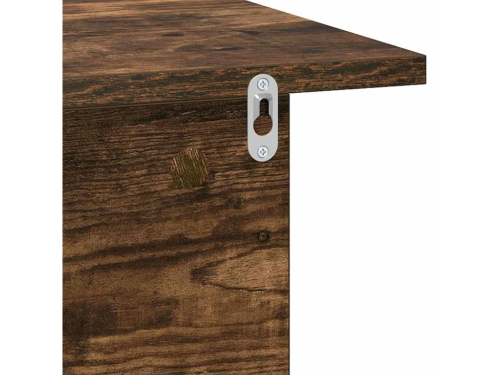 Table de chevet Chêne fumé 40 x 30 x 25 cm Bois d'ingénierie