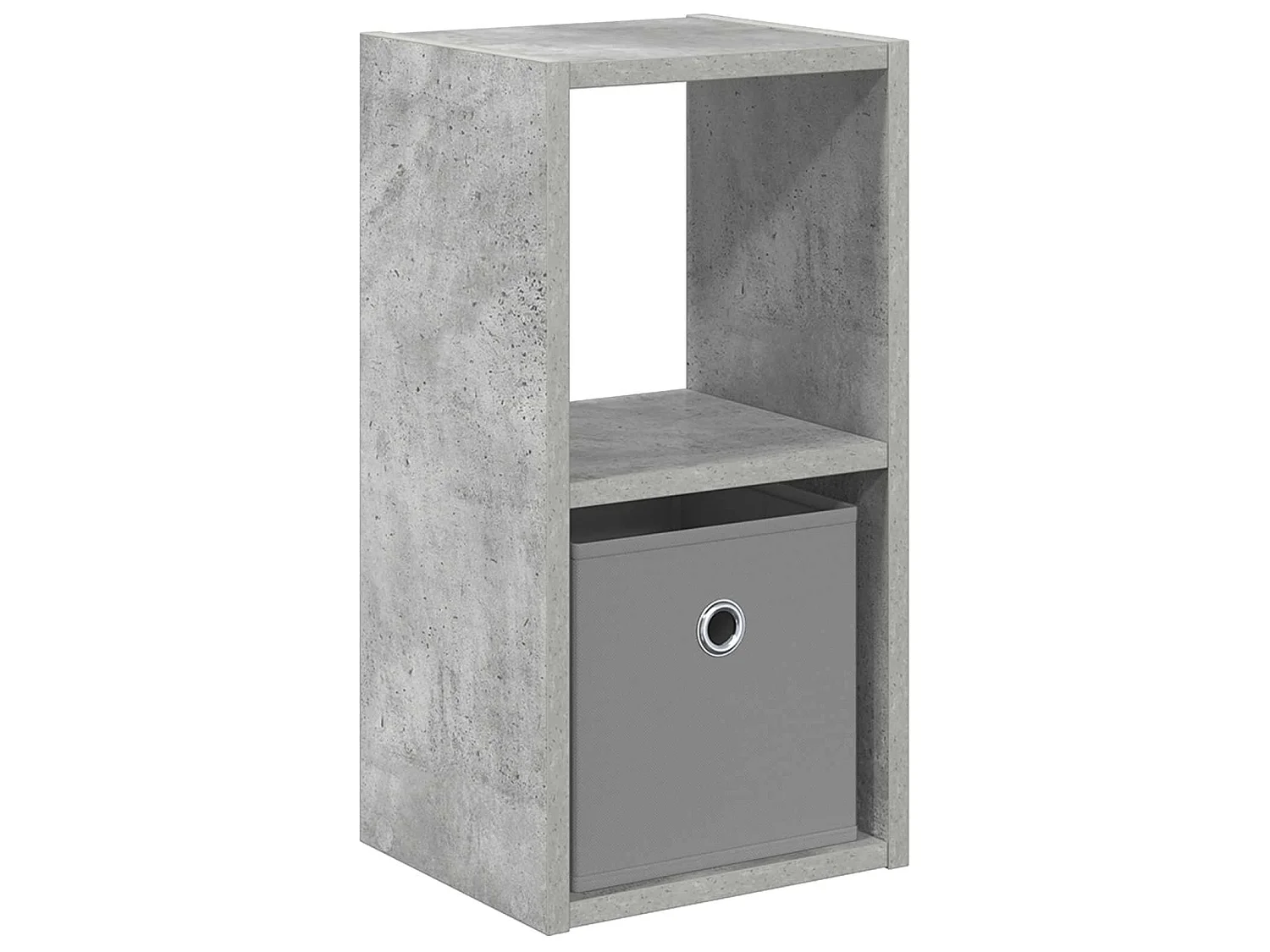 Table de chevet avec tiroir Gris béton 25,5 x 22 x 49,5 cm