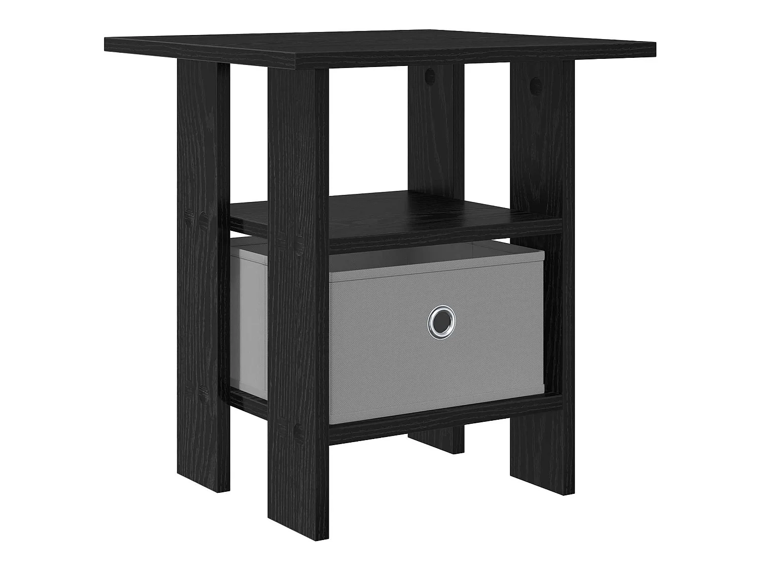 Table de chevet Chêne noir 41 x 40 x 45 cm Bois d'ingénierie