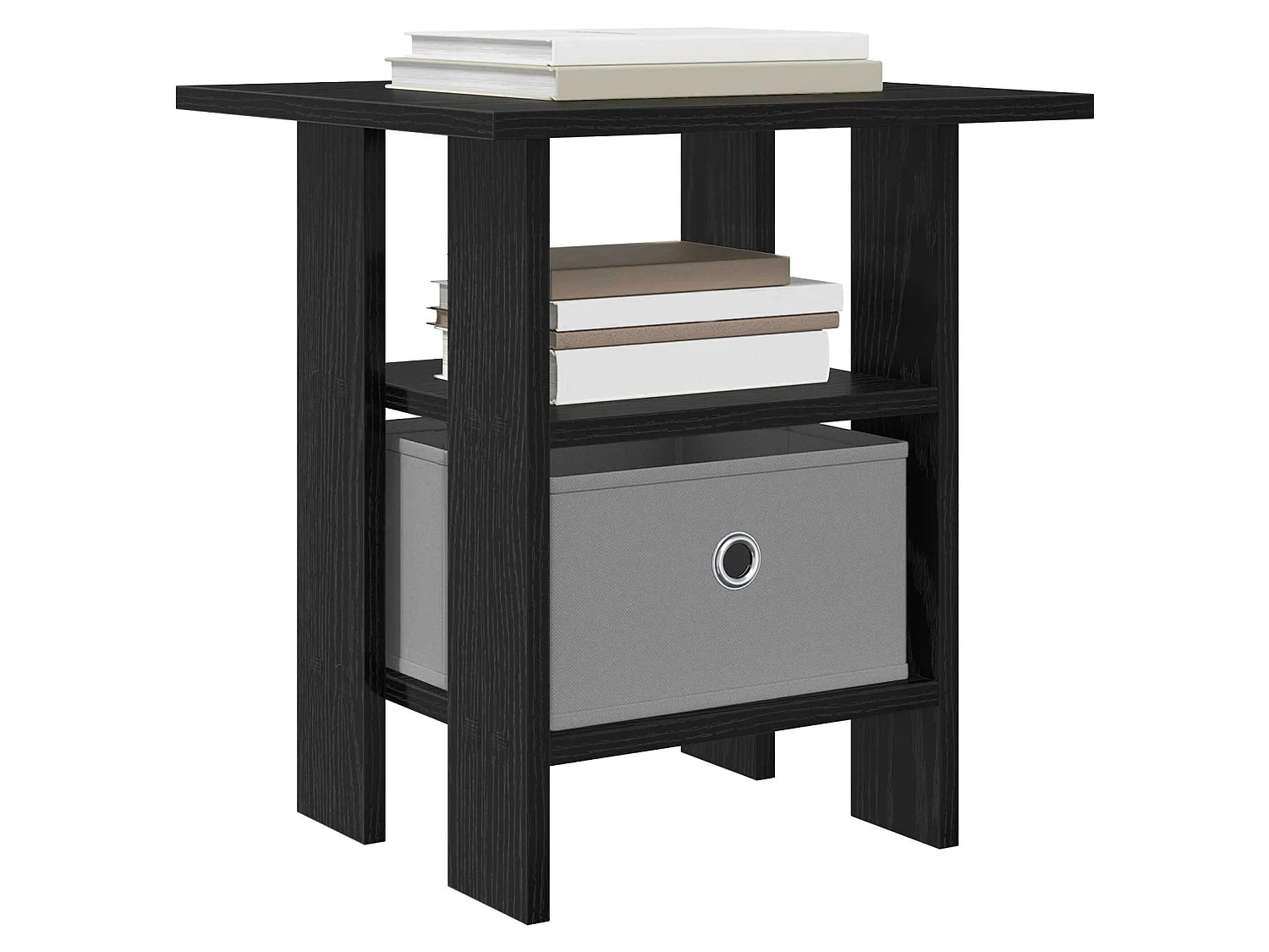 Table de chevet Chêne noir 41 x 40 x 45 cm Bois d'ingénierie